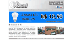 Desktop Screenshot of dimel.com.br