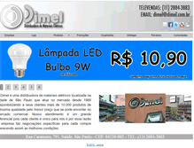 Tablet Screenshot of dimel.com.br